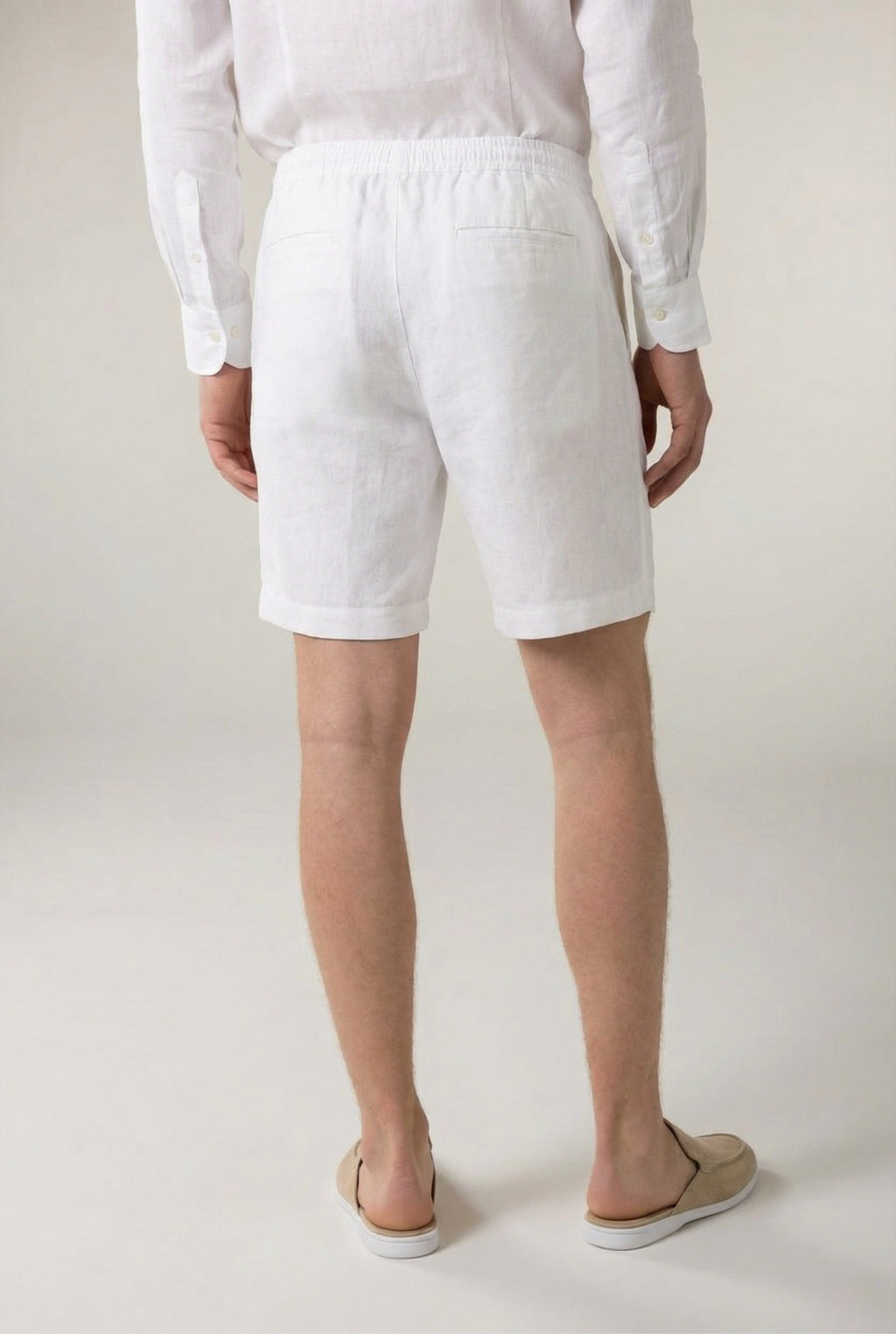 Cavalién Linen Short White
