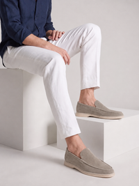 Classic Loafers Light Grey