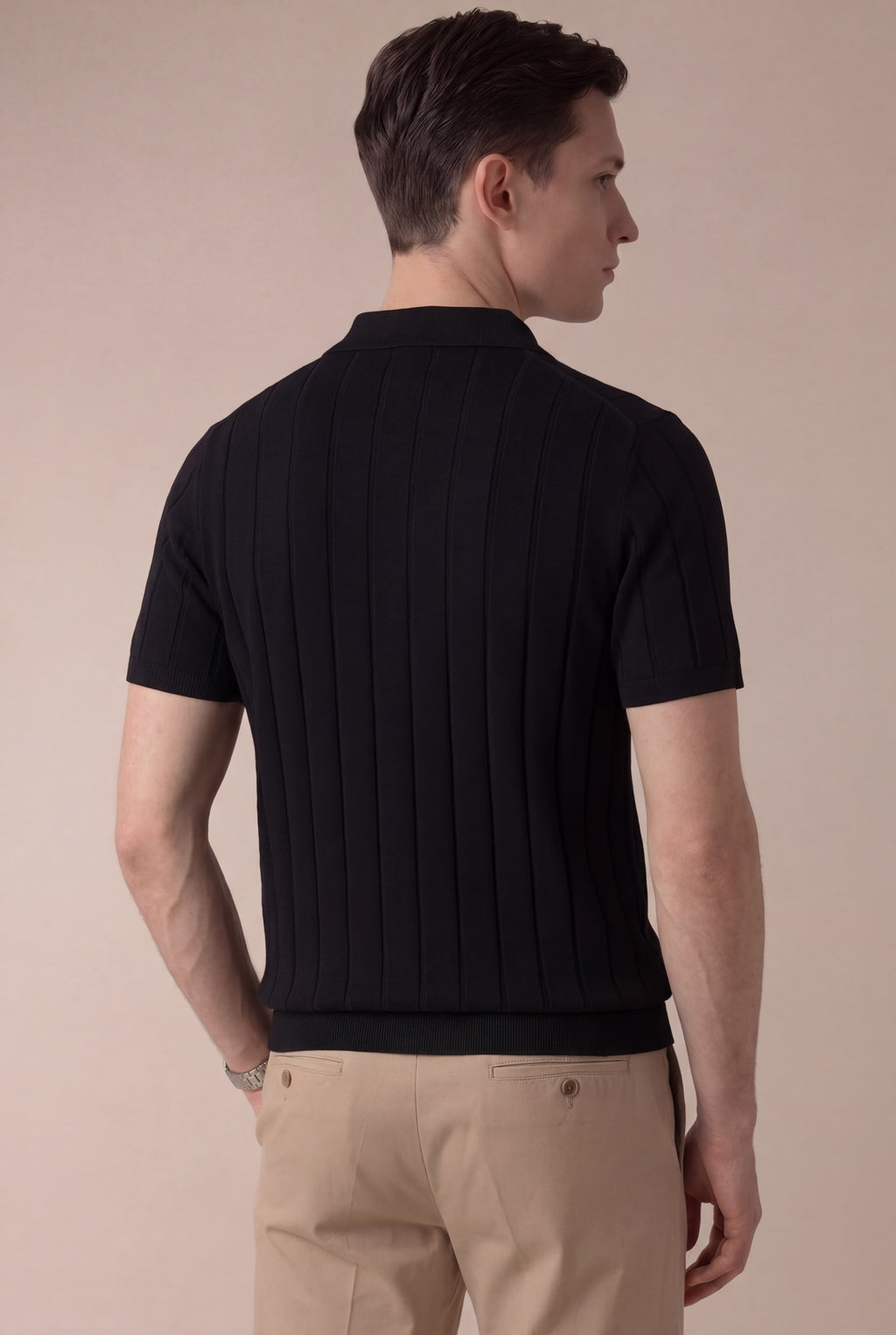 Black Venezia Polo