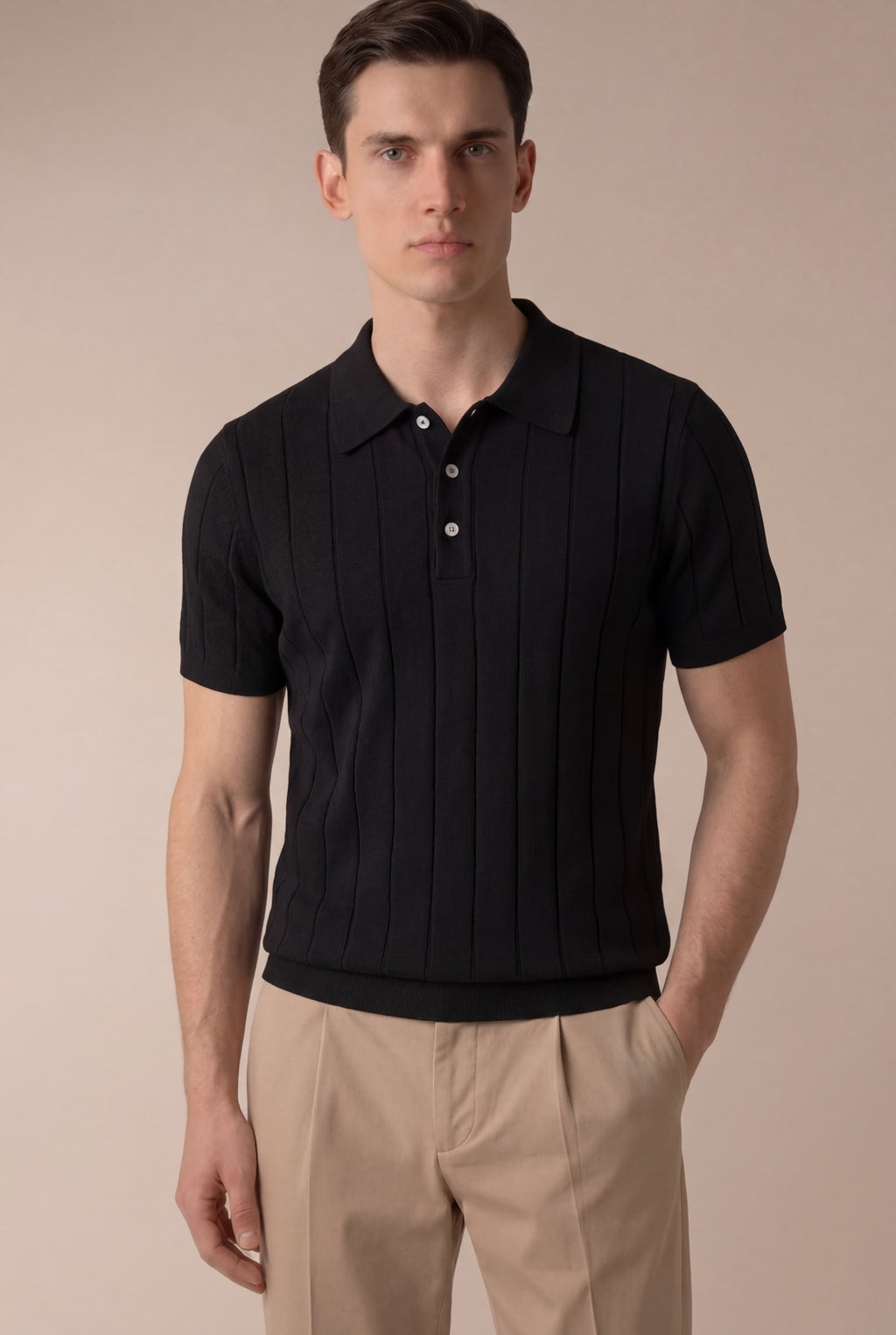Black Venezia Polo