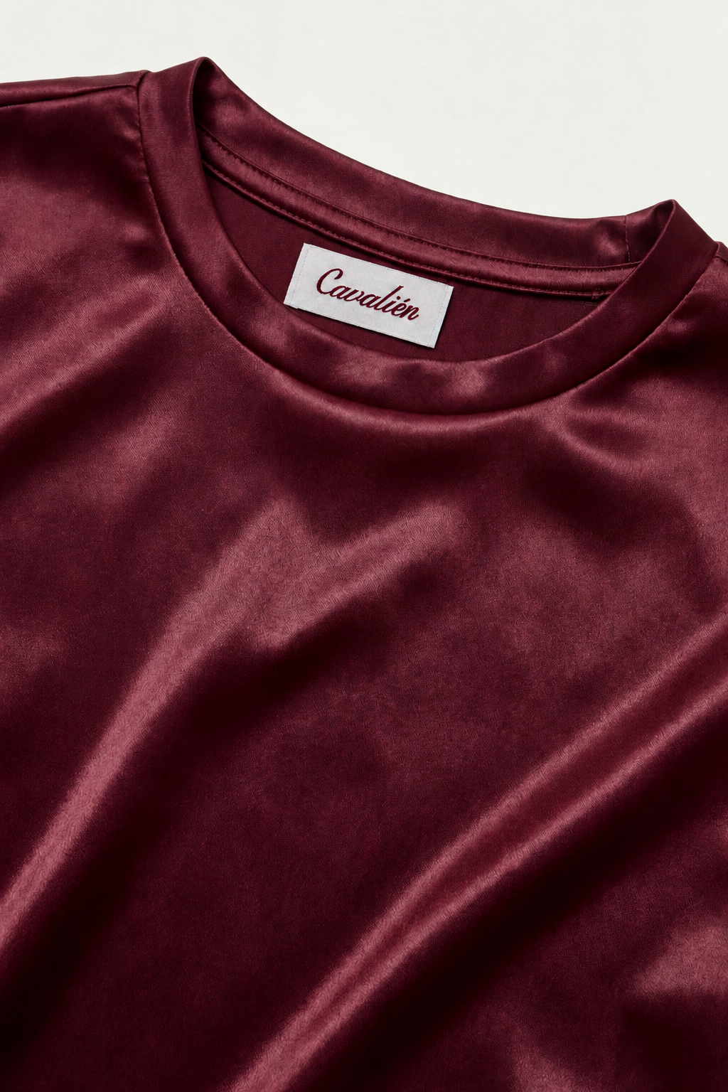 Cavalién Long Sleeve Tee Burgundy