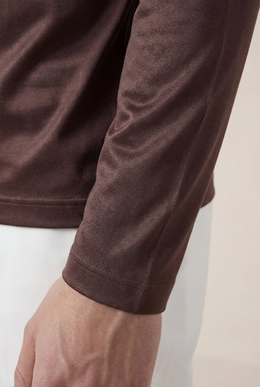 Cavalién Long Sleeve Tee Brown