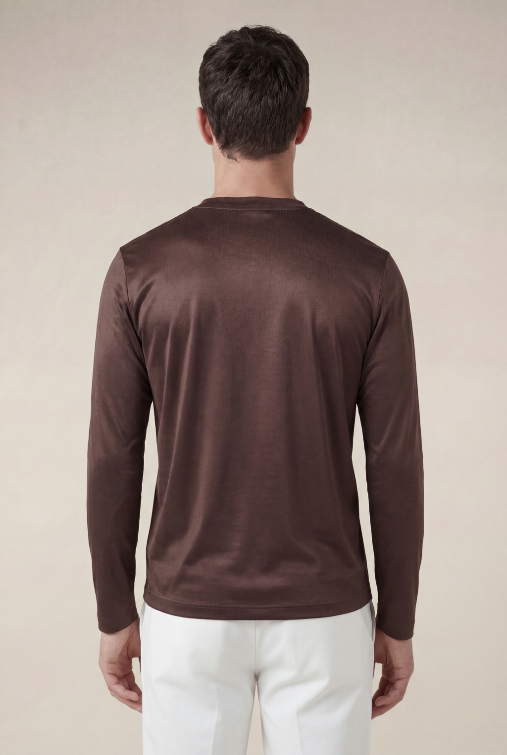 Cavalién Long Sleeve Tee Brown