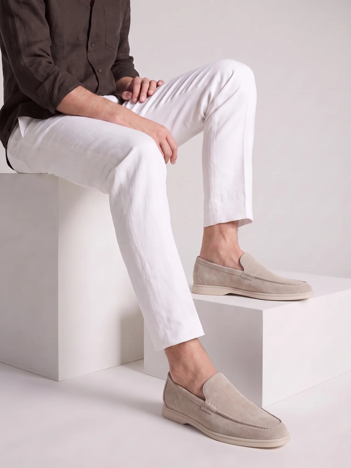 Classic Loafers Sand Beige