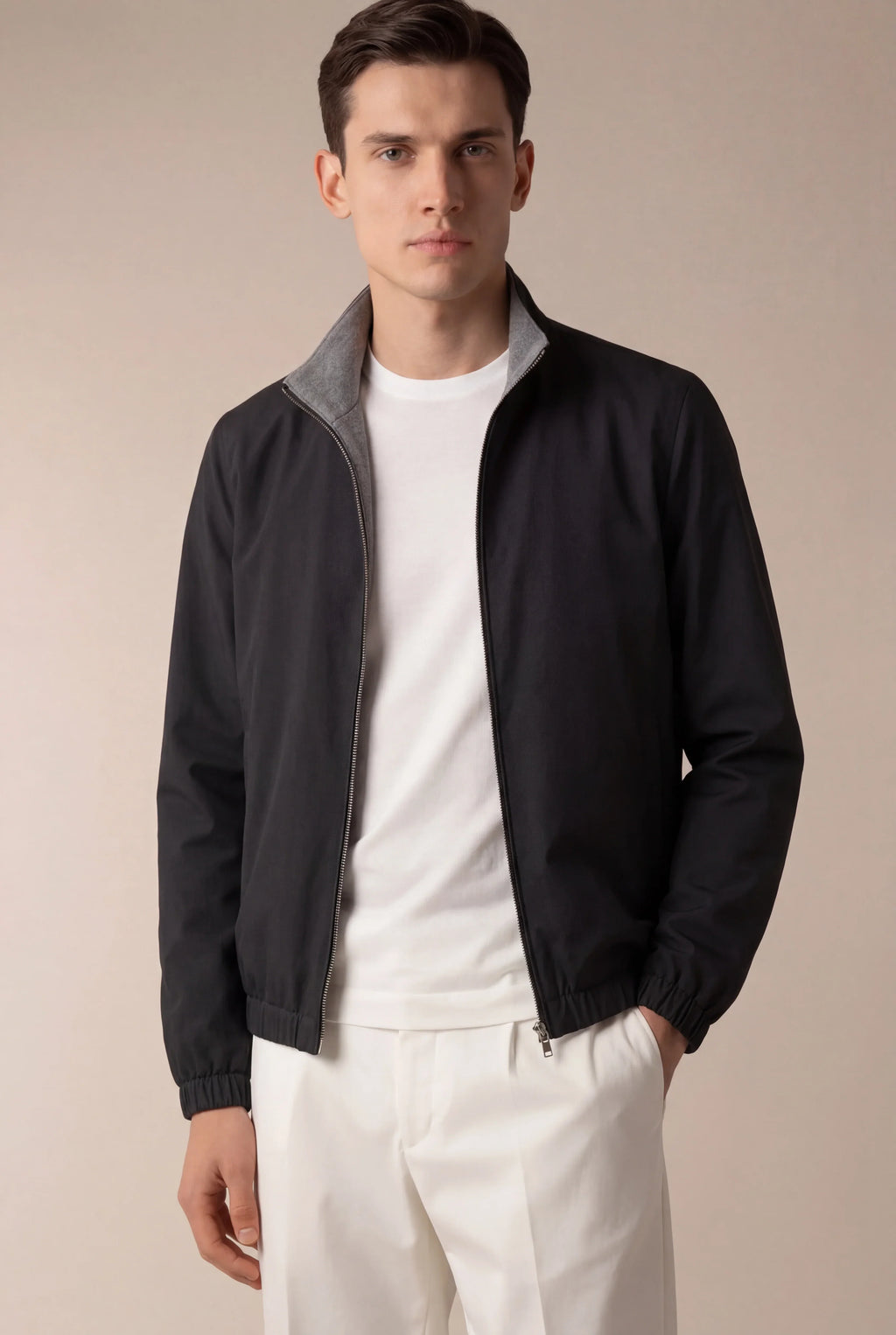 Tech Reversible Jacket Black